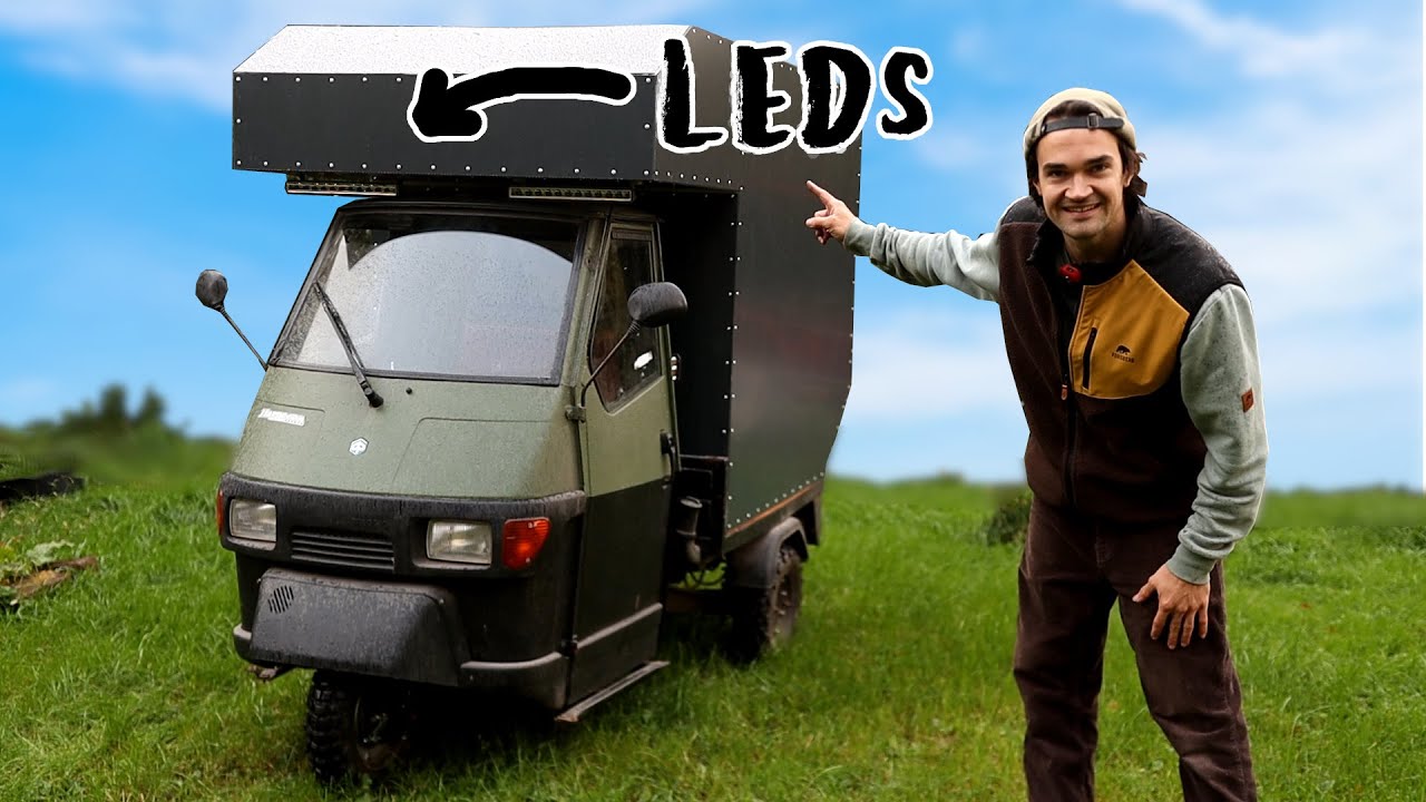LED-BAR für den kleinsten Camper der Welt | Ape 50 Camper Folge 6