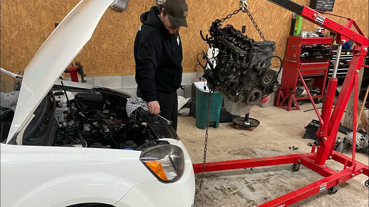 2010 Kia Rio engine swap part 1