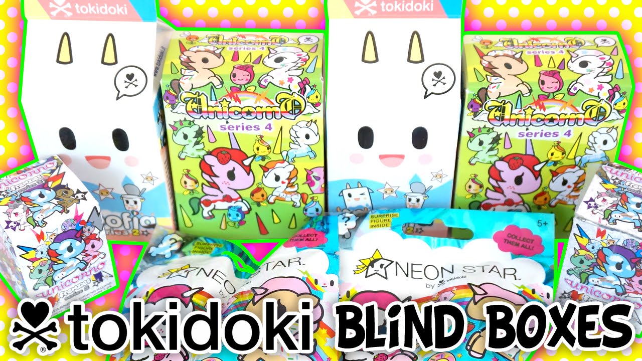 Tokidoki Surprise Blind Bags & Blind Boxes - Unicorno, Frenzies, Neon Stars and Moofia!!