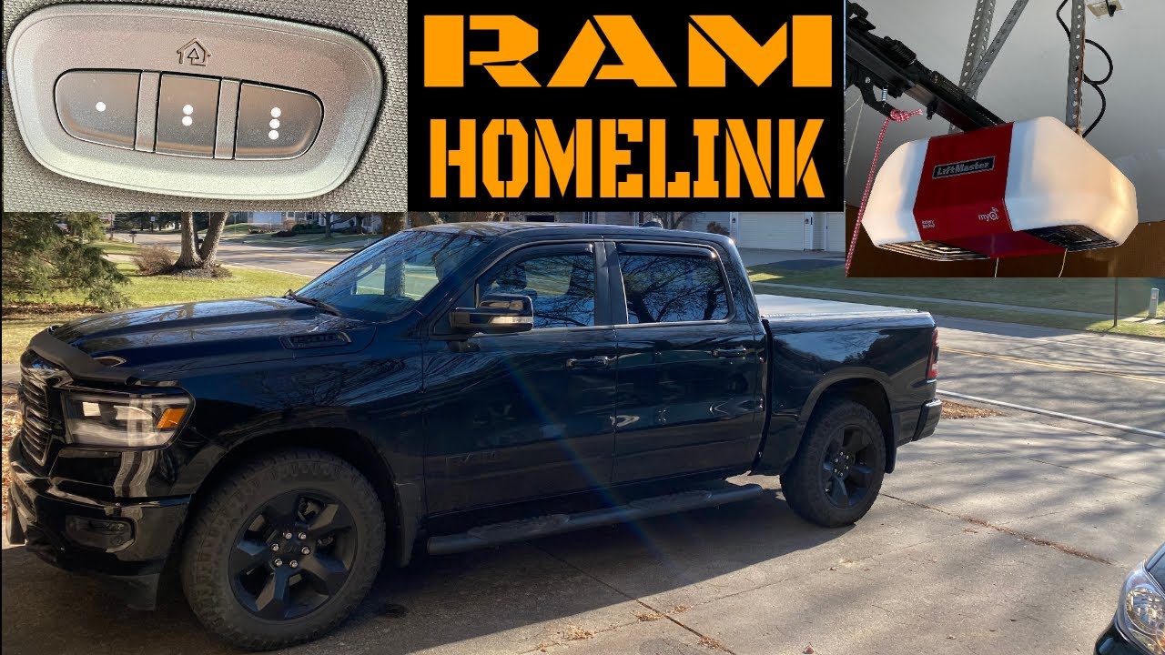 Программирование Ram Homelink 2019 года