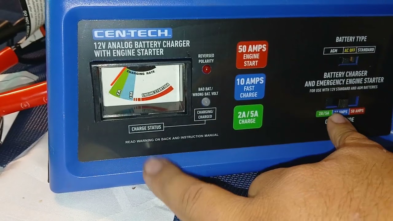 как использовать аналоговое зарядное устройство Centech Battery
