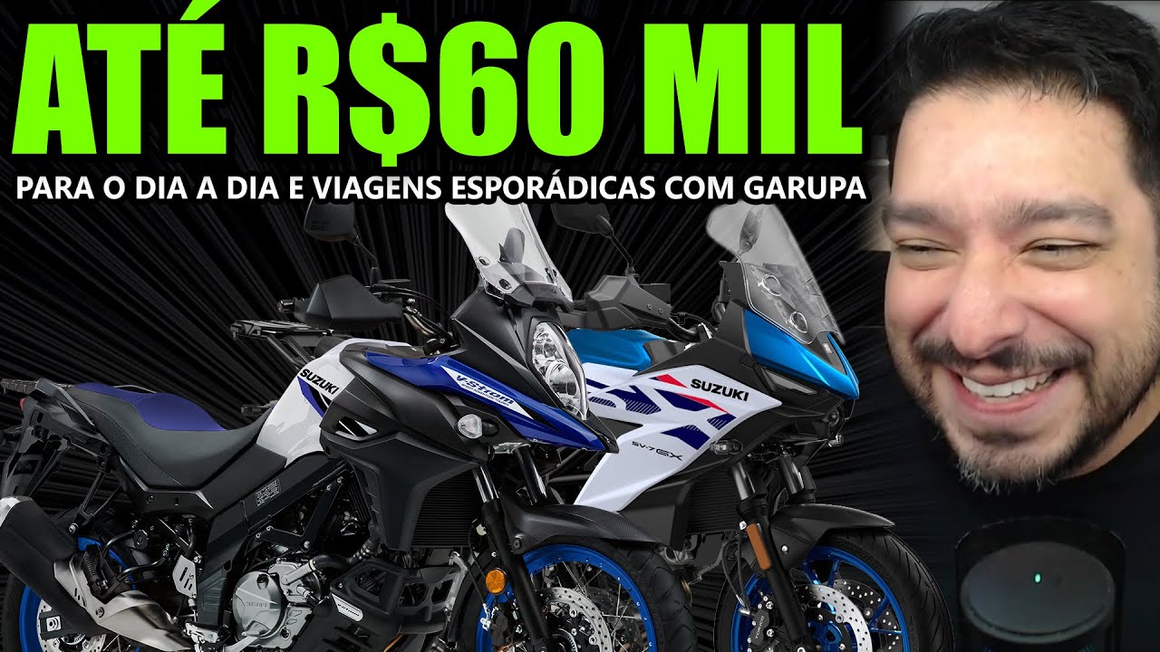 Até R$60K - Suzuki V-Strom 650 e SV-7GX para o dia a dia e viagens esporádicas com garupa