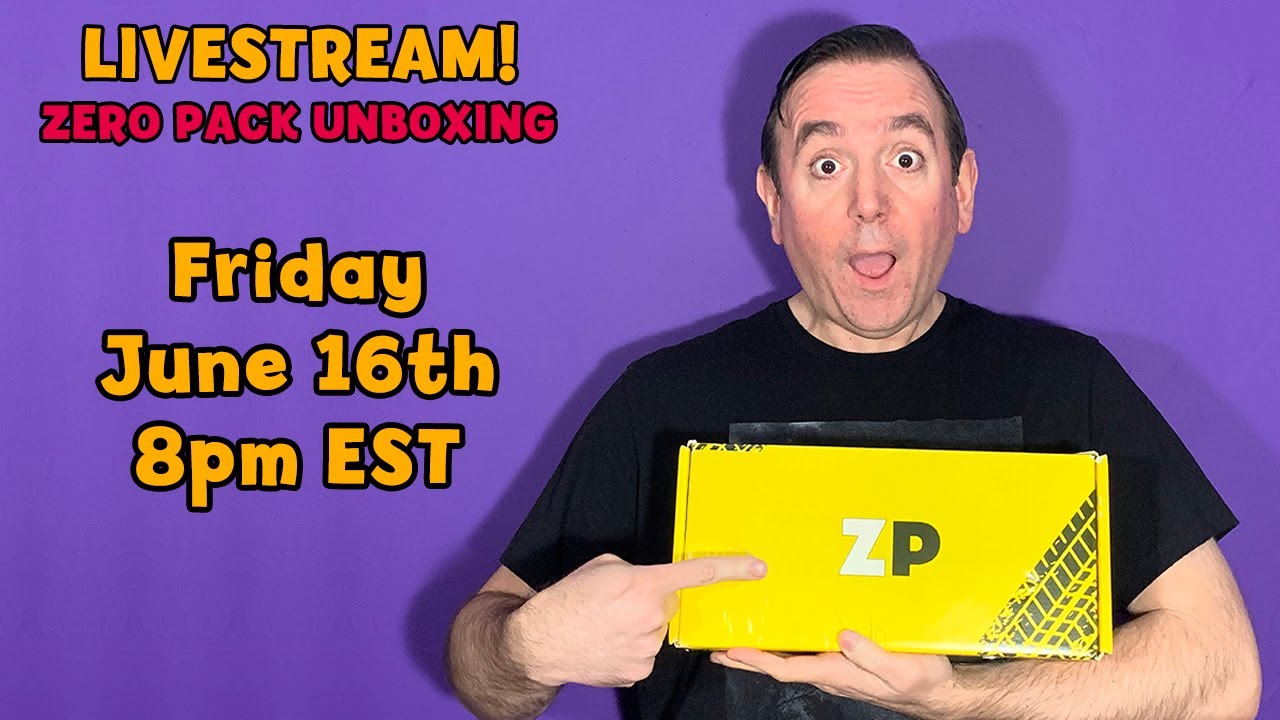 June Zero Pack Livestream Unboxing - 5 Sugar Free Energy Drinks