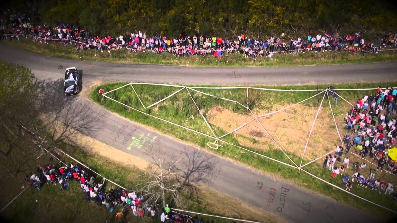Rallye de Noia  visto desde el drone de AIR-e Producciones.