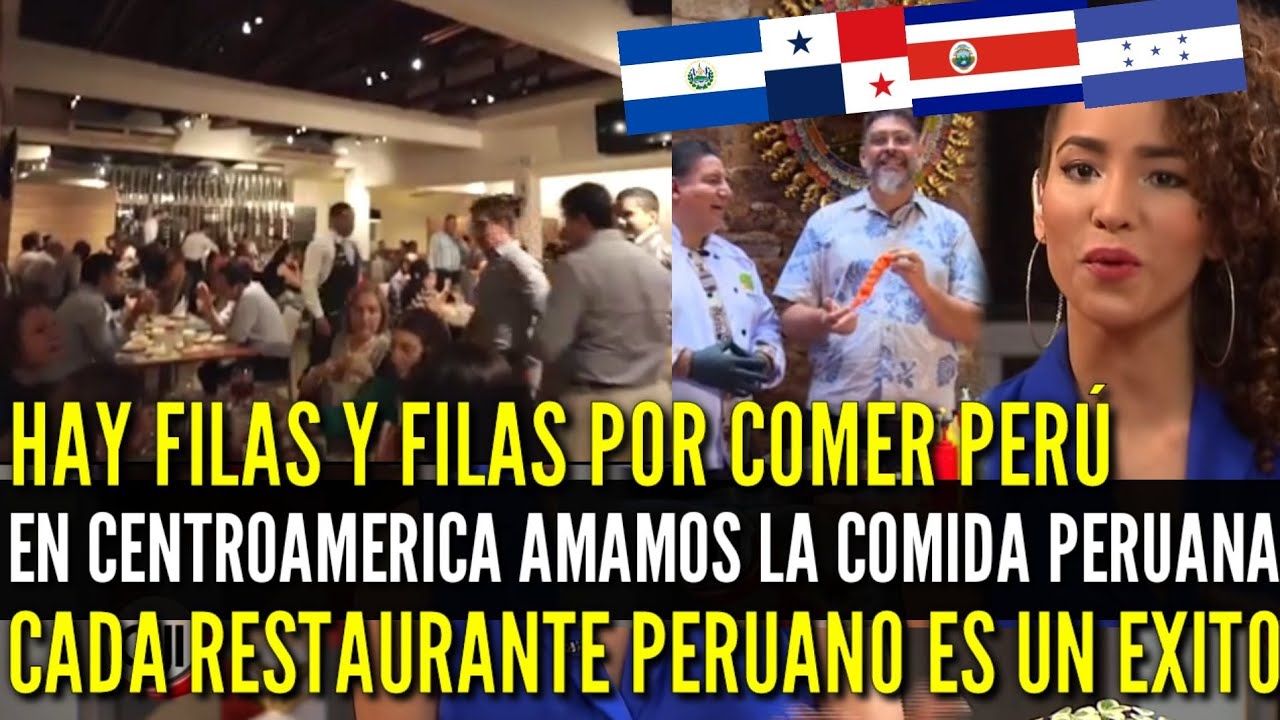 Aca hay filas por Comer Perú!! CENTROAMERICANOS Agradecidos por la Comida PERUANA hacen Gran NOTA