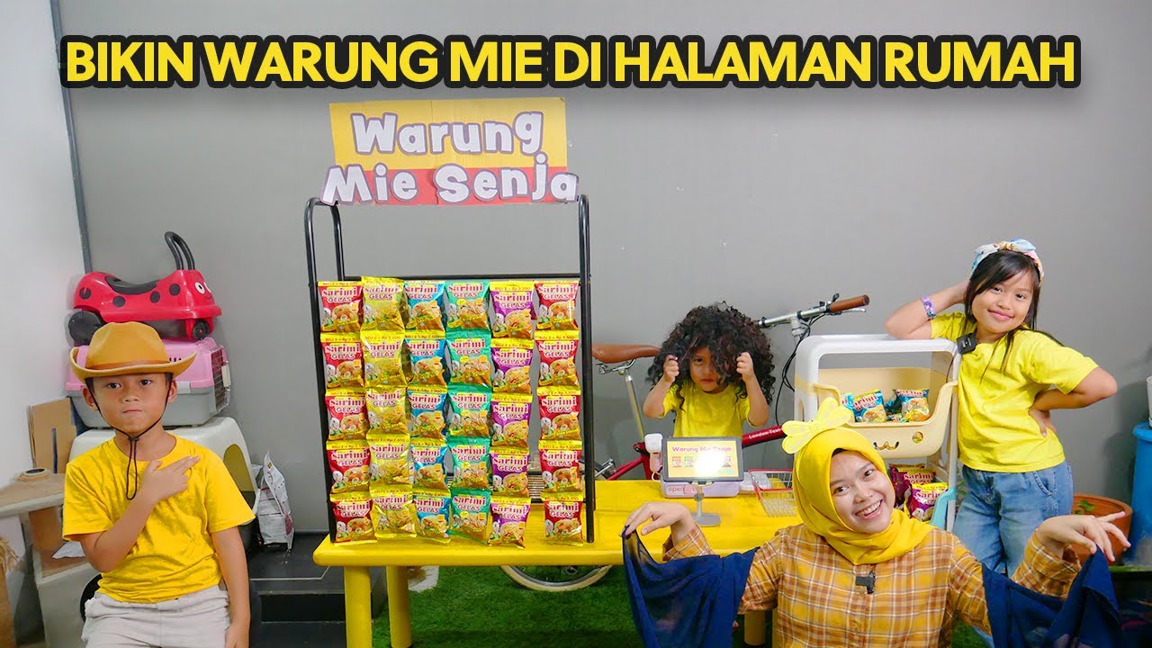 Ubah Halaman Belakang Rumah jadi Warung Mie
