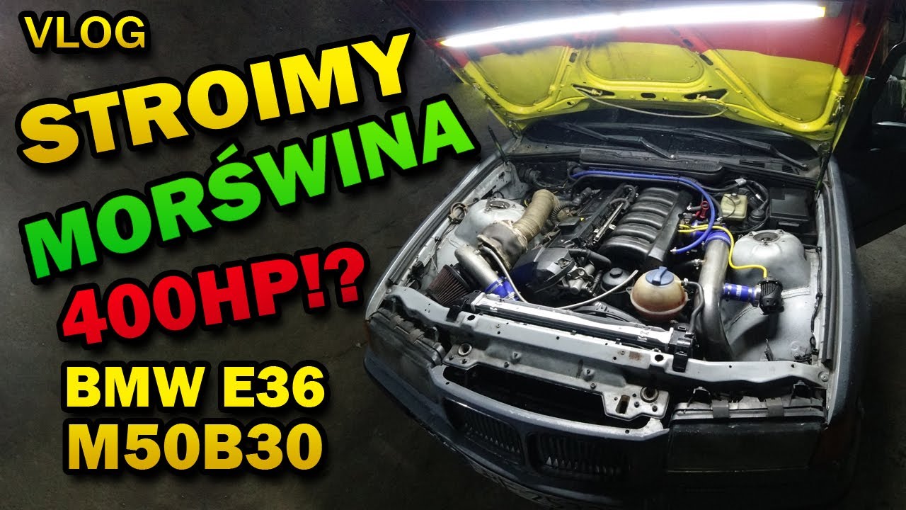 Nasza przygoda z Dokurviatorem, stroimy BMW E36 M50B30 TURBO