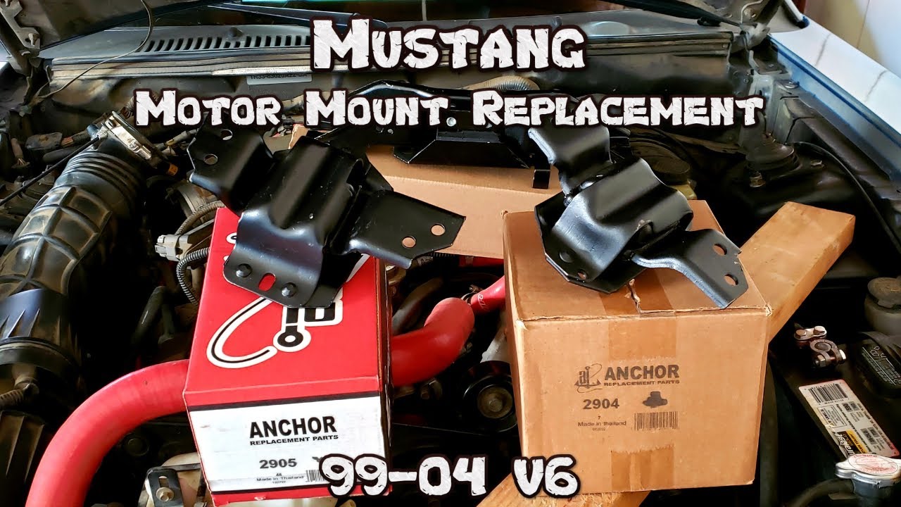 Замена опоры двигателя Mustang V6 99-04