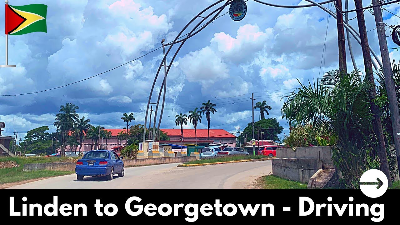 Driving from Georgetown to Linden to Georgetown