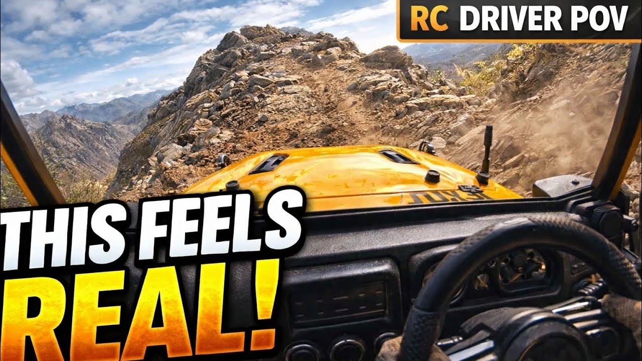 MJX H12Y+ | RC Crawler | INSANE Driver POV | Steep Mountain Climbs | Rocks | Real Off-Road Action