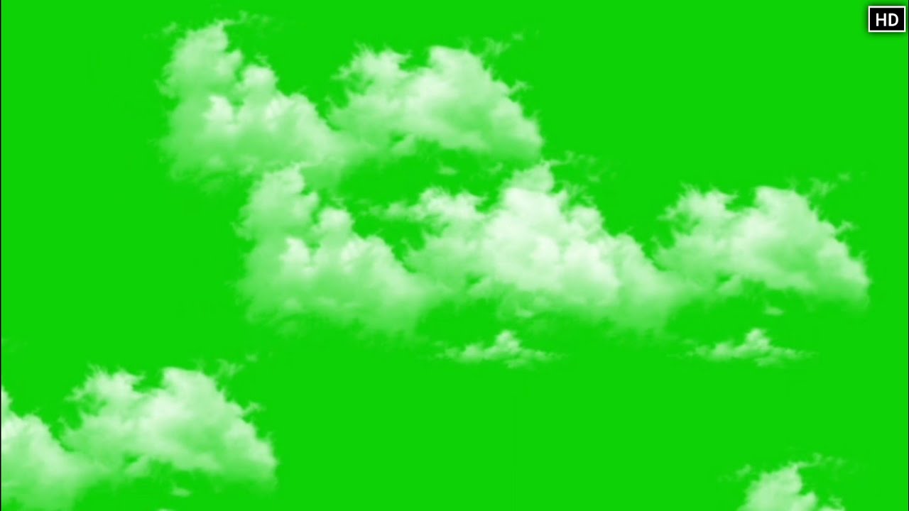 Clouds Green Screen Effect Video HD Footage | Chroma key Effect | Efecto de pantalla verde nube