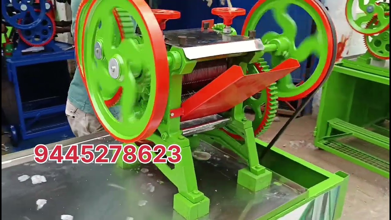 Sugarcane juice machine, Demo by Bharani Engineering