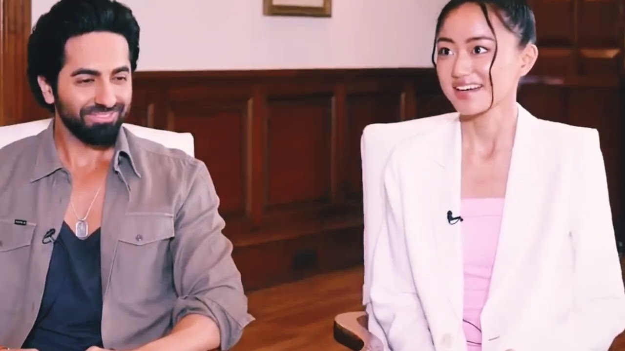 Anek Movie Actress Andrea Kevichusa try to Speaking Hindi Cute Way! ayushmann khurrana। Anek Movie