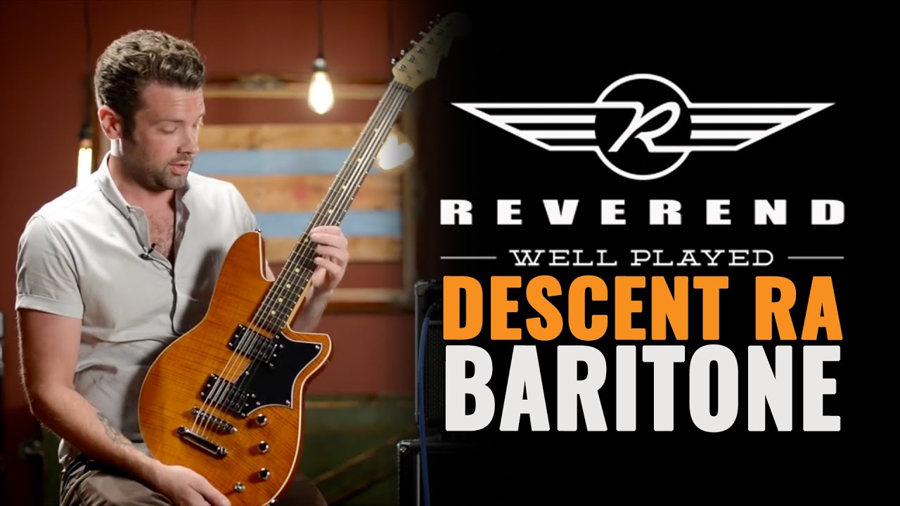 Баритон-скрипка Reverend Descent RA Brown Flame Maple | Демонстрация CME Gear | Джоэл Бауман