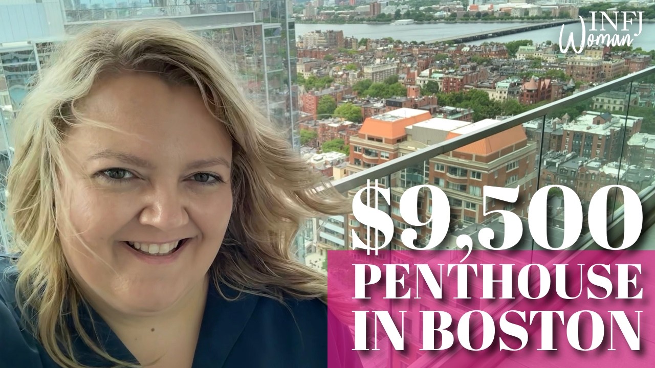Inside a $9,500 Penthouse in Boston’s Back Bay | Apartment Hunting Vlog | INFJ Vlog