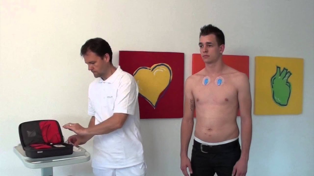 SCHILLER electrode placement for Holter MT-101 (and MT-101 nano) with 3-channel recording