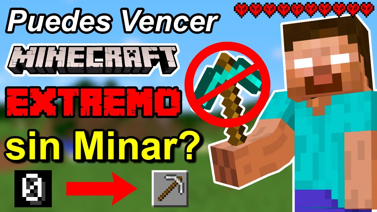 ¿Puedes Vencer Minecraft sin Minar en EXTREMO?