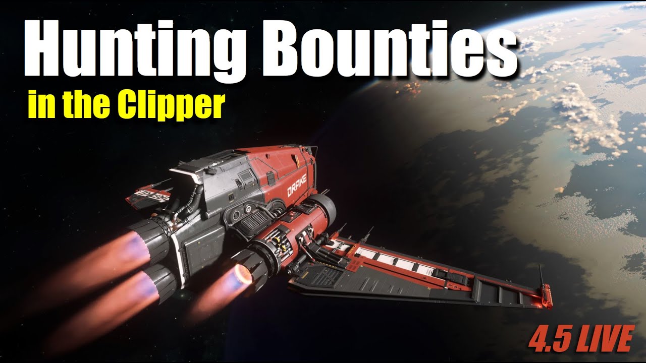 Hunting PvP Bounties in Star Citizen - Drake Clipper Gameplay