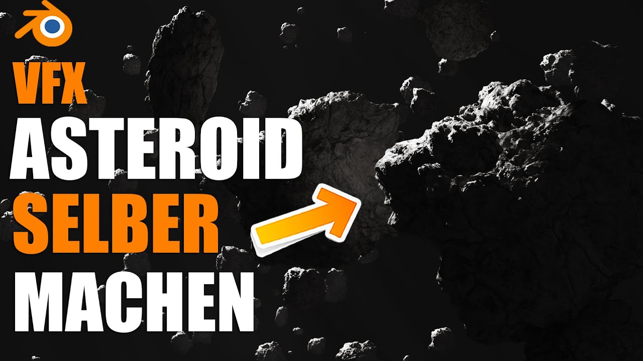Asteroid Feld VFX ZUHAUSE machen !  / Blender