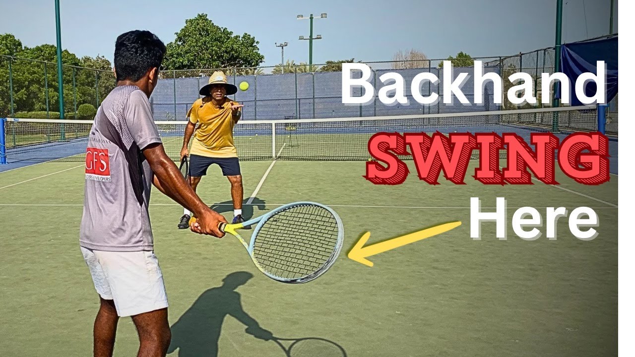 Two Handed Backhand Swing Path | Tennis Lesson