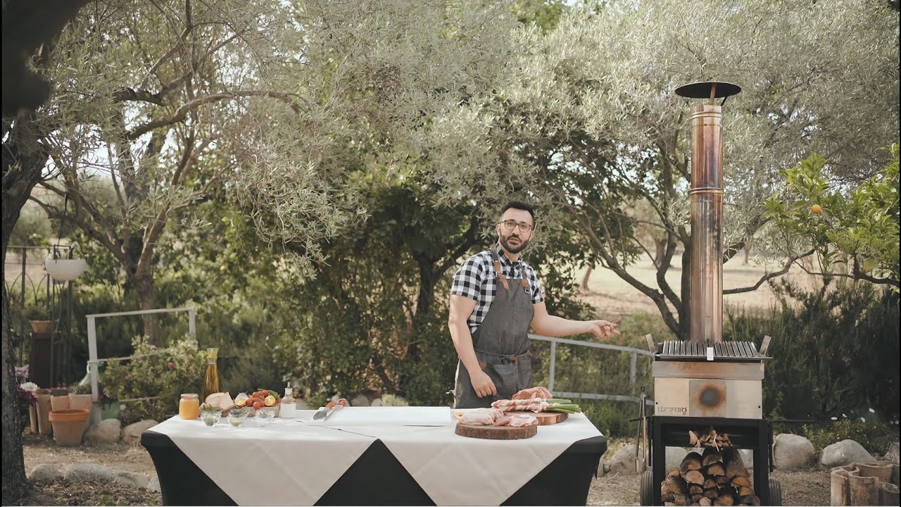 LUCIFERO GRILL A LEGNA ZERO FUMO - Nelle mani di un professionista