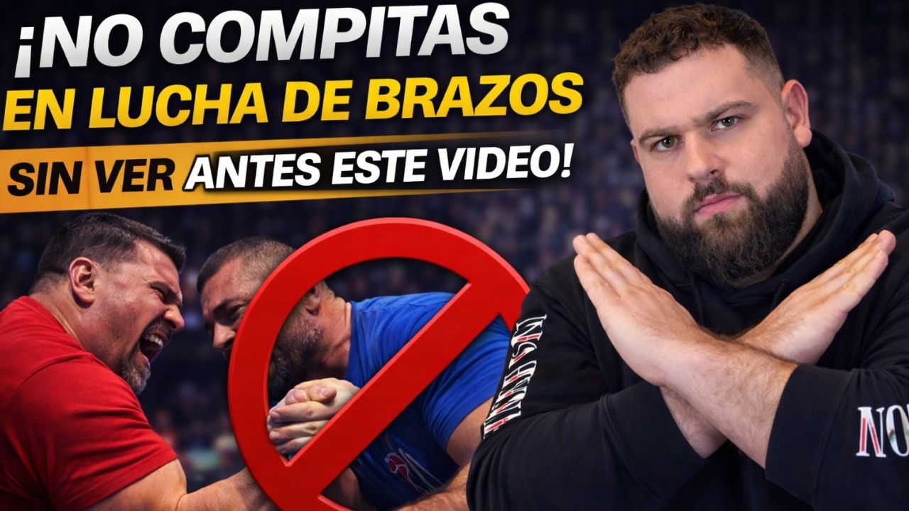 NO Compitas en LUCHA DE BRAZOS sin ver antes este VIDEO!