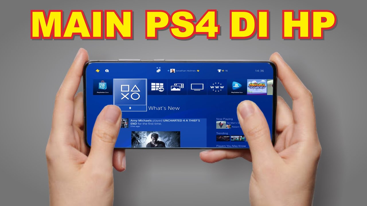 Cara REMOTE PLAY dari PS4 ke HP‼️ Menampilkan Layar PlayStation 4 ke Hape‼️