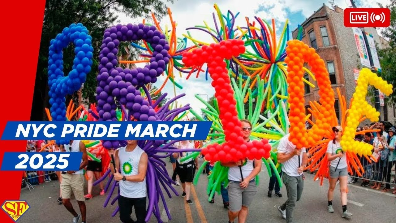 Part 2 LIVE NYC PRIDE MARCH - PRIDE PARADE 2025