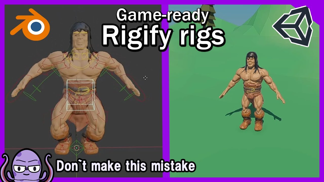 Как ПРАВИЛЬНО использовать rigify для игр