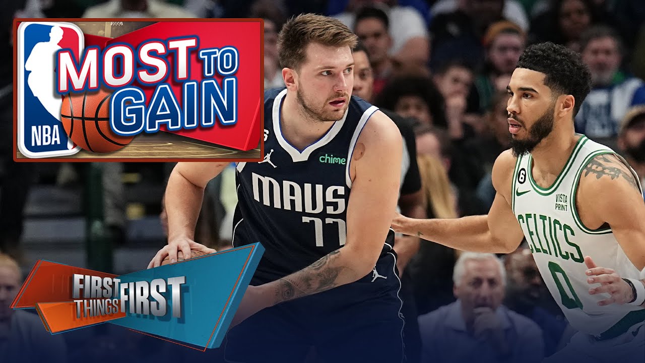 Luka Dončić & Jayson Tatum have 'Most to Gain' in Mavs vs. Celtics Finals | NBA | FIRST THINGS FIRST