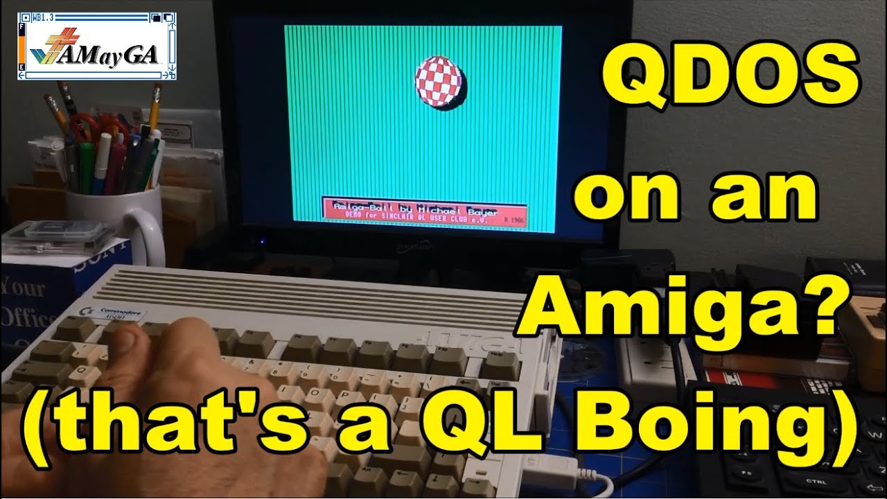 Another Amiga OS: QDOS Running on Amiga Natively - #AMayGA