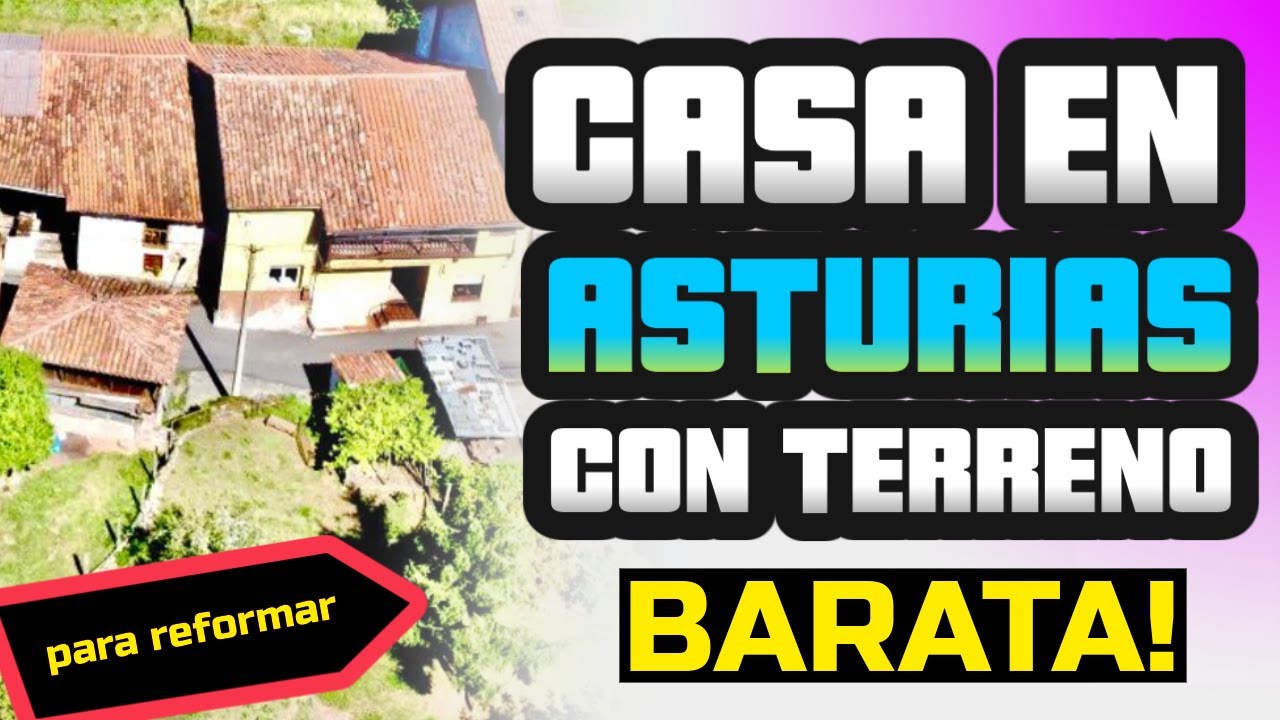 VENDIDA  |  35.000€ | SARIEGO, Asturias | CASA TÍPICA ASTURIANA CON TERRENO | VISTAS maravillosas!!!