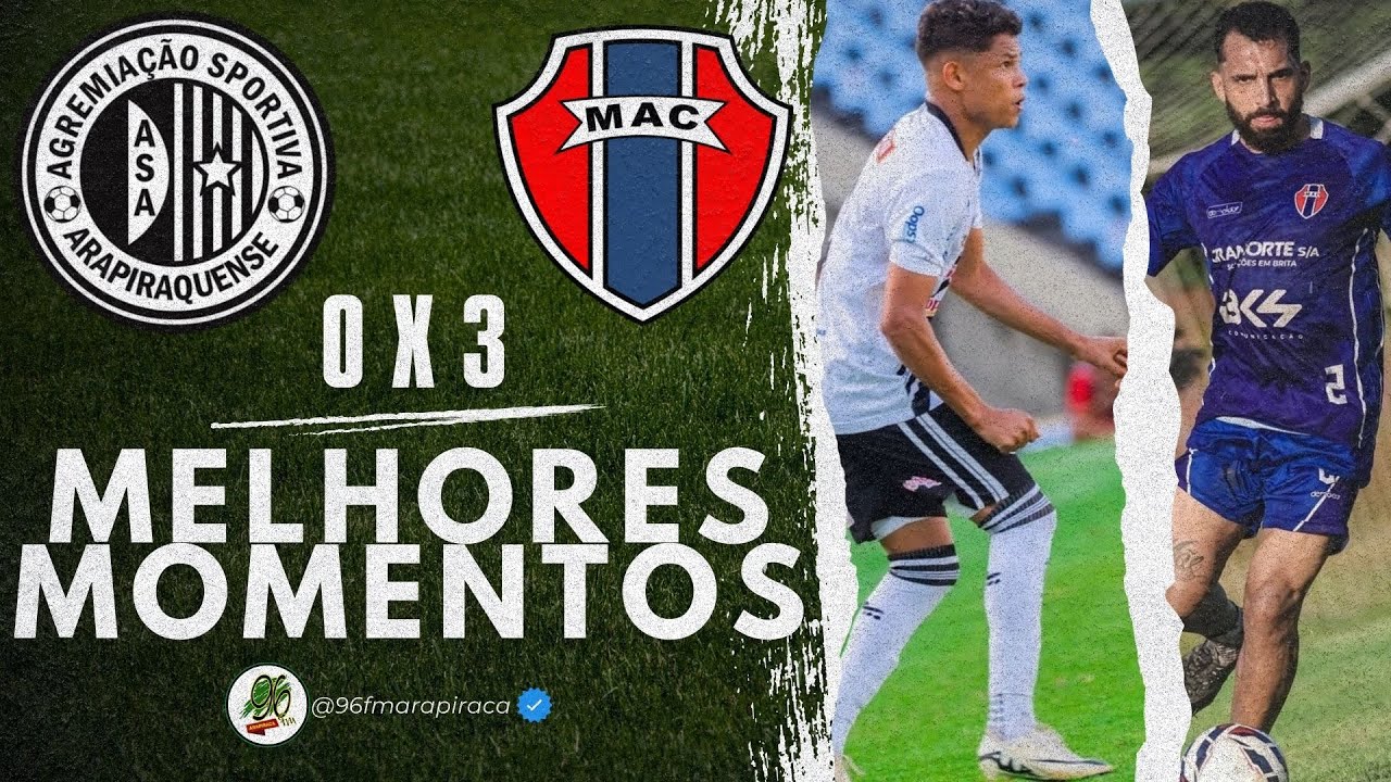 ASA 0 X 3 MARANHÃO | MELHORES MOMENTOS | QUARTAS DE FINAL DA SÉRIE D 2025 | 06/09/2025 | 96 FM