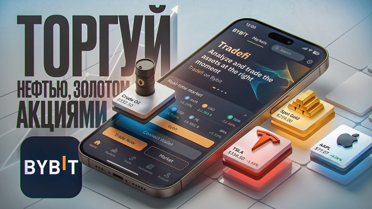 Новый раздел Bybit: как торговать нефтью, золотом и акциями прямо из криптобиржи