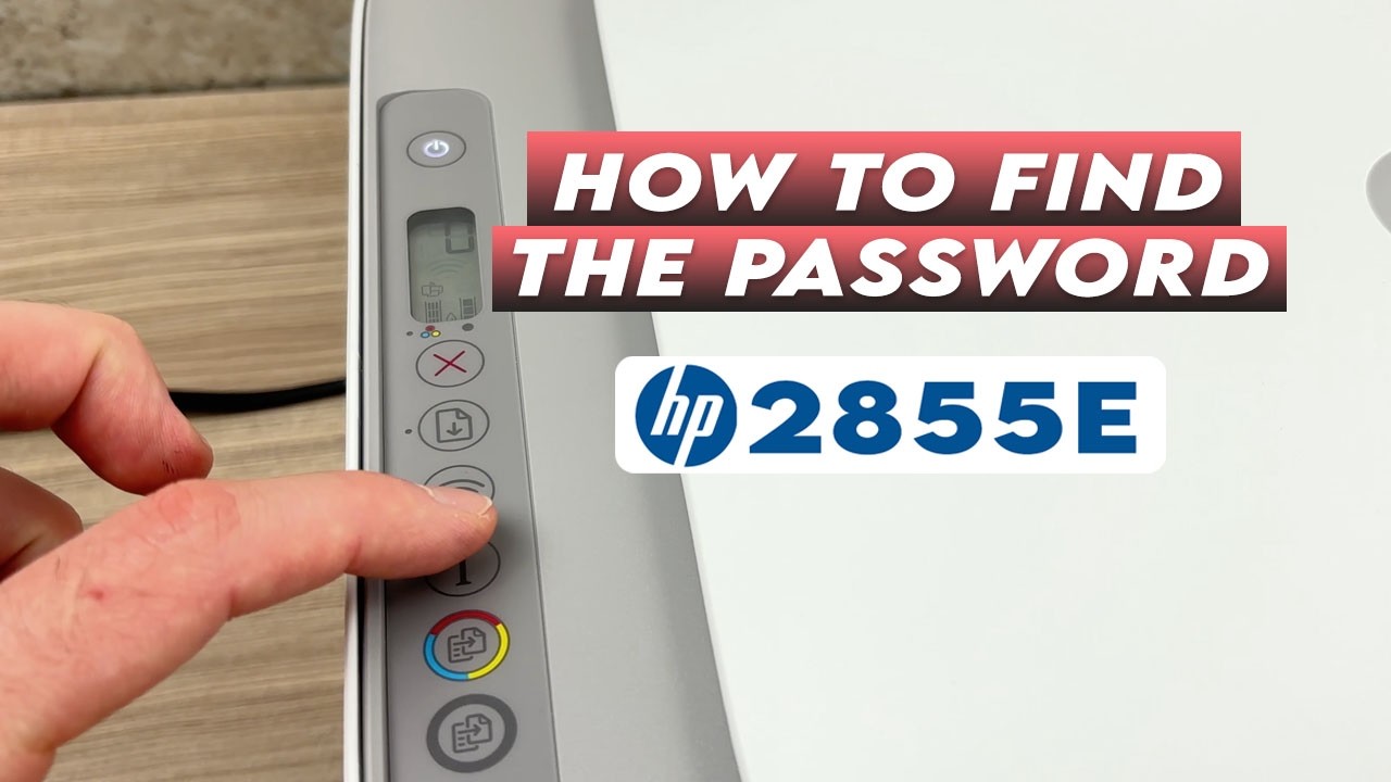 HP 2855e : How to Find the Password