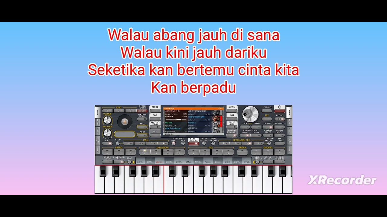 Karaoke JODOH TAK KEMANA nada cewe || versi joget wakatobi