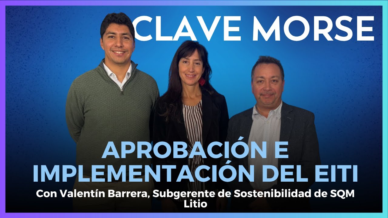 Valent&iacute;n Barrera, Subgerente de Sostenibilidad de SQM Litio #ClaveMorse