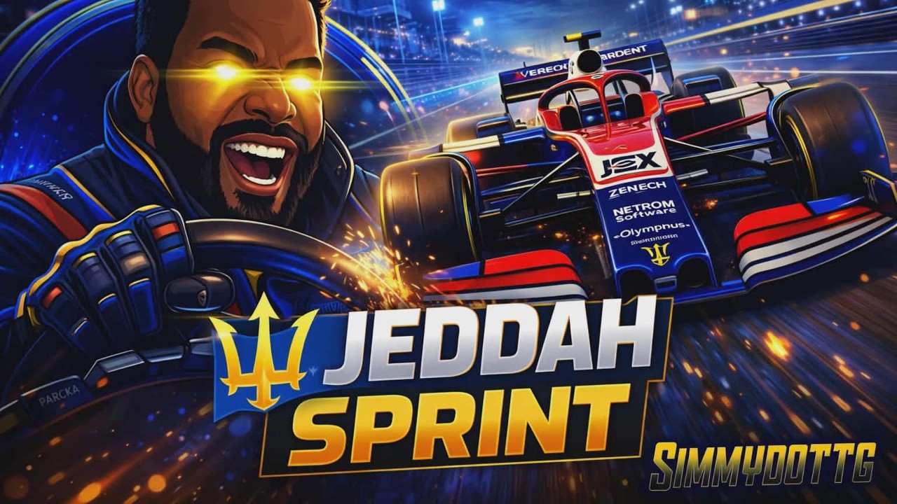 F2 Jeddah Sprint 100%   No Hud No Assists  Pimax Crystal light