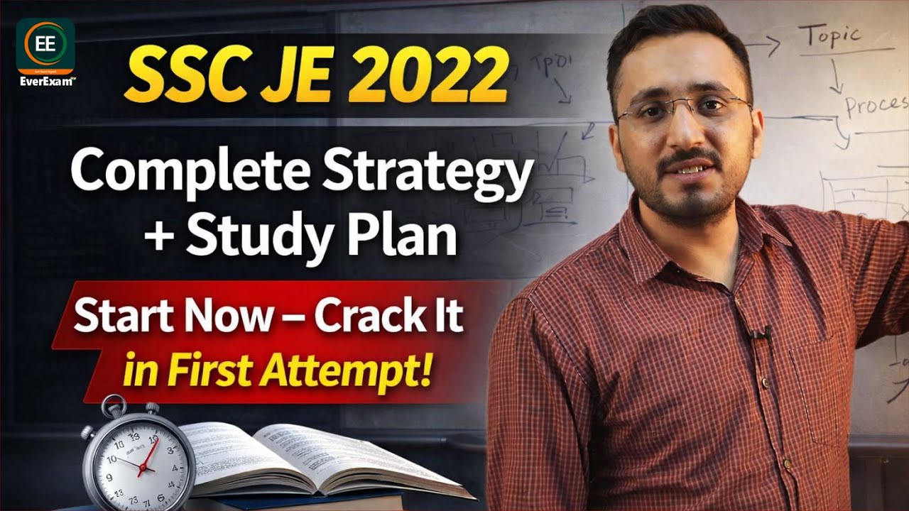 SSC JE 2022 Crack करना है? Solid Plan by Avnish Sir | EverExam