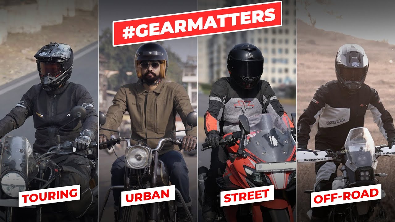 4 Types of Motorcycle Riding Jackets You Need to Know! #GearMatters #ViaTerraGear
