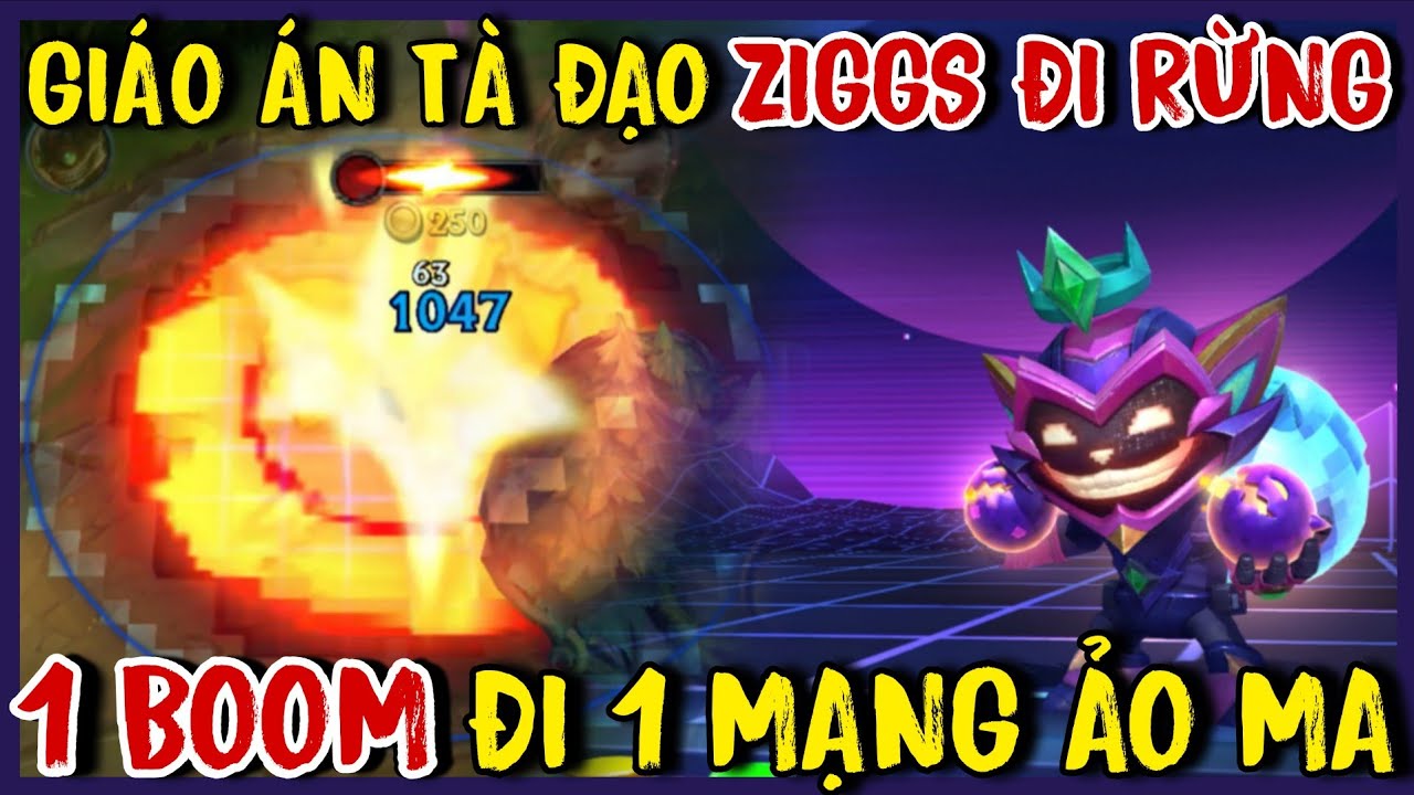 TỐC CHIẾN : Pick Nhầm Ziggs Đi Rừng Tưởng Cút Nhưng Lại Cook Cực Khét