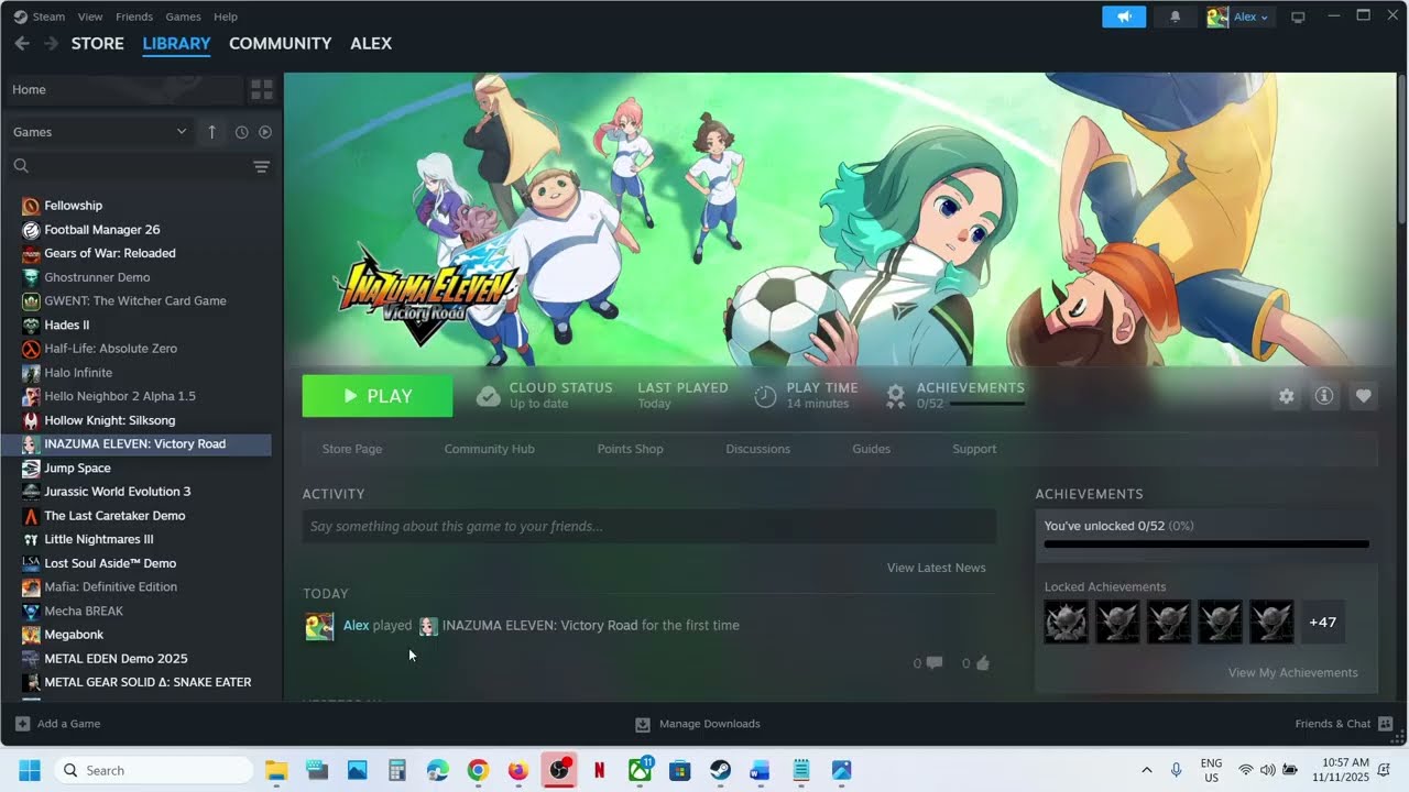 INAZUMA ELEVEN Victory Road: Где находятся файлы сохранения игры на ПК