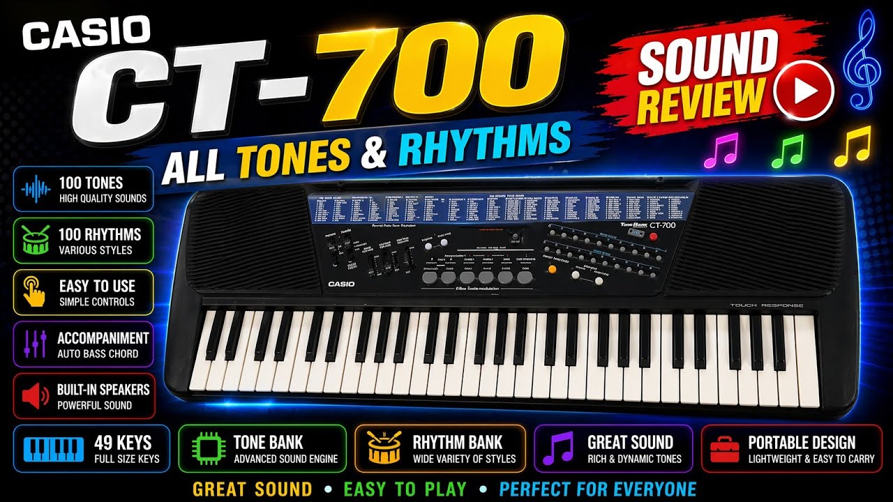 Casio CT 700 || Casio CT 700 sound review ||Casio keyboards