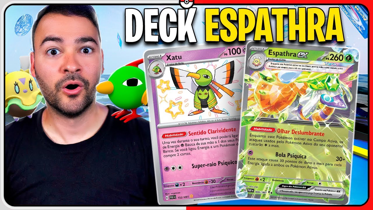 Pokémon TCG LIVE: Novo Deck ESPATHRA Ex BARATO e FORTE | Estudo de Deck #29
