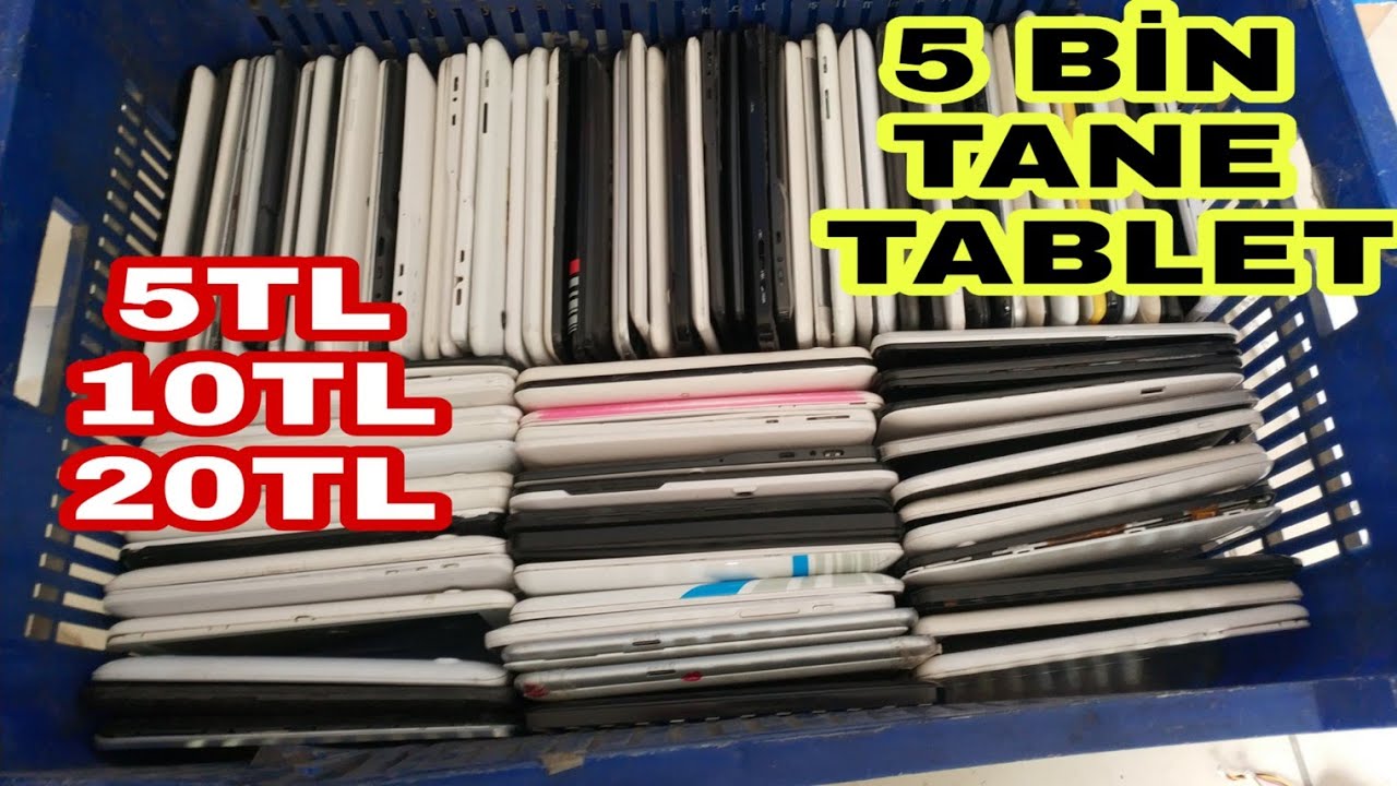 BİT PAZARI İNCELEMESİ BU ZAMANA KADAR ALDIKLARIM 5 BİN TANE TABLET AL YAP SAT TAMİR ET SAT