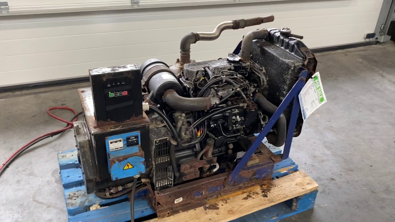Mitsubishi S3L 2 Stamford 13 5 kVA generatorset stocknr 3458