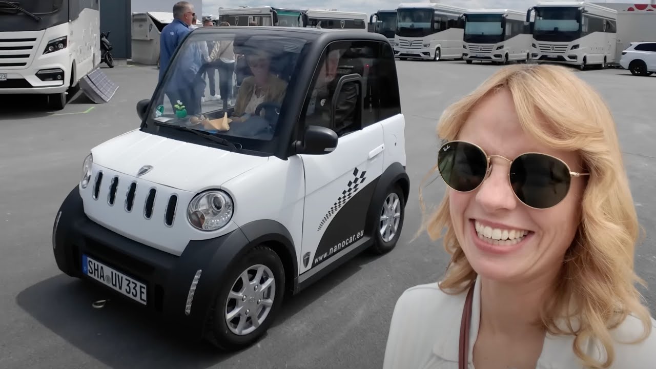 Mini Wohnmobil E-Auto mit 300 km Reichweite – Nanocar-Premiere beim Morelo Open