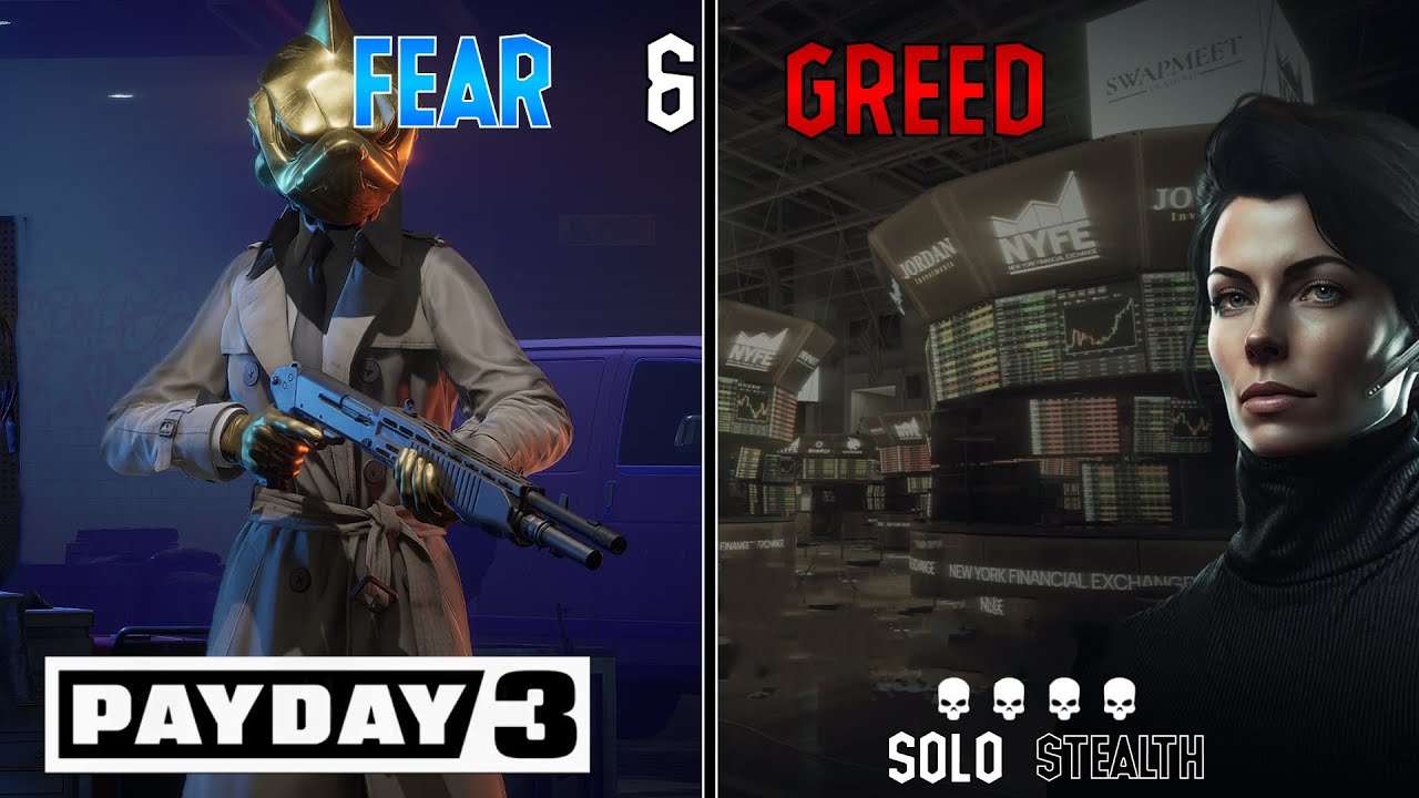 PAYDAY 3 DLC 4 Fear & Greed Solo Stealth - OVERKILL