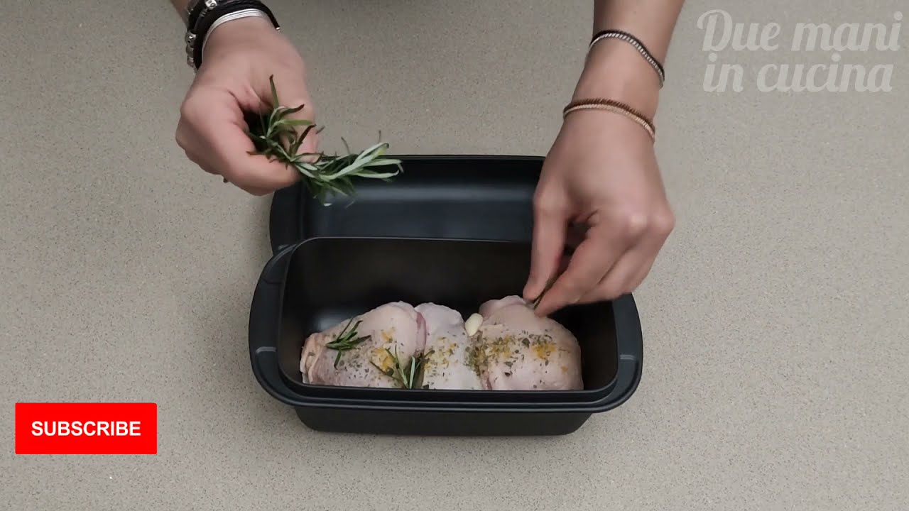 Sovracosce di pollo al microonde in UltraPro Rettangolare da 1,8 litri Tupperware