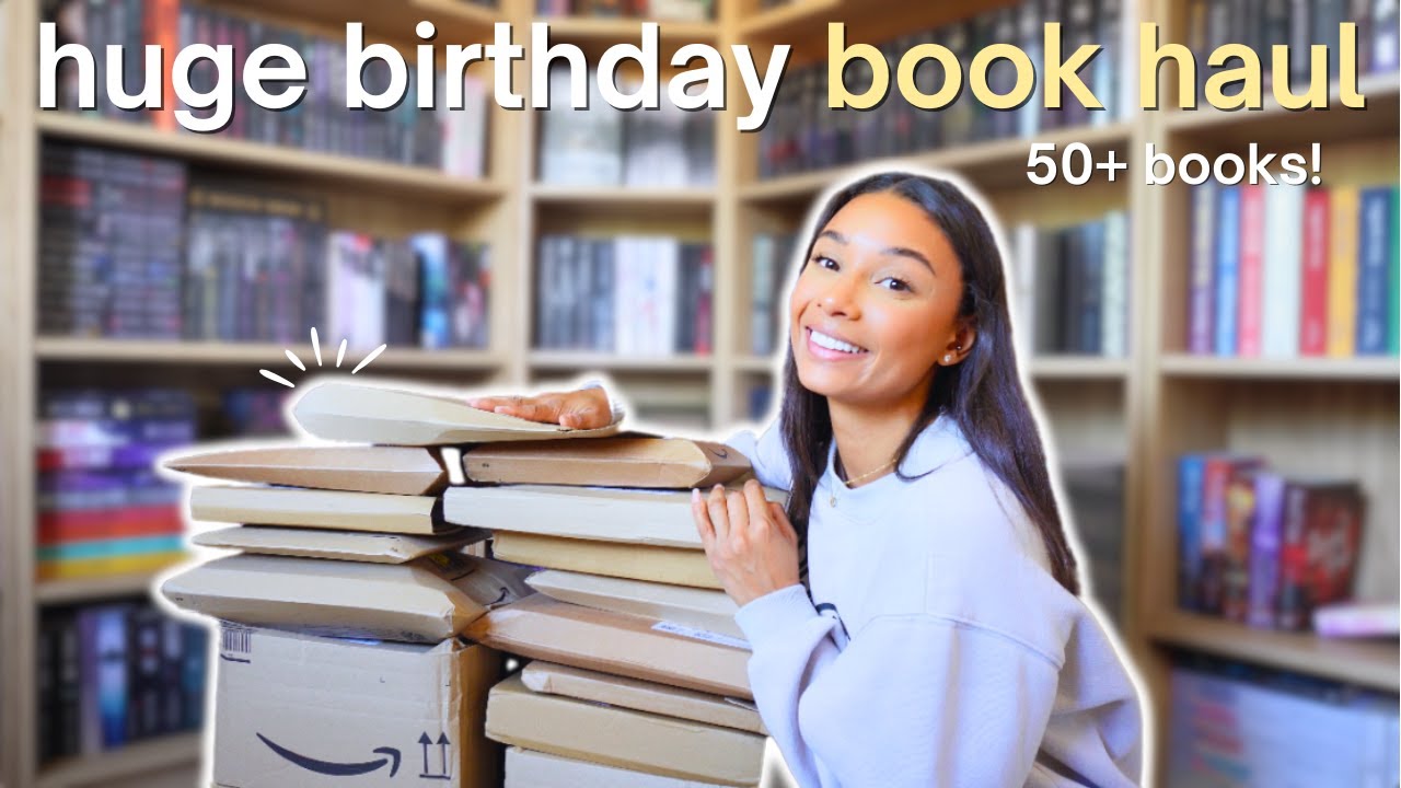 Распаковка более 50 книг! ✨📦📖 *подарок ко дню рождения! Моя самая масштабная распаковка в жизни*